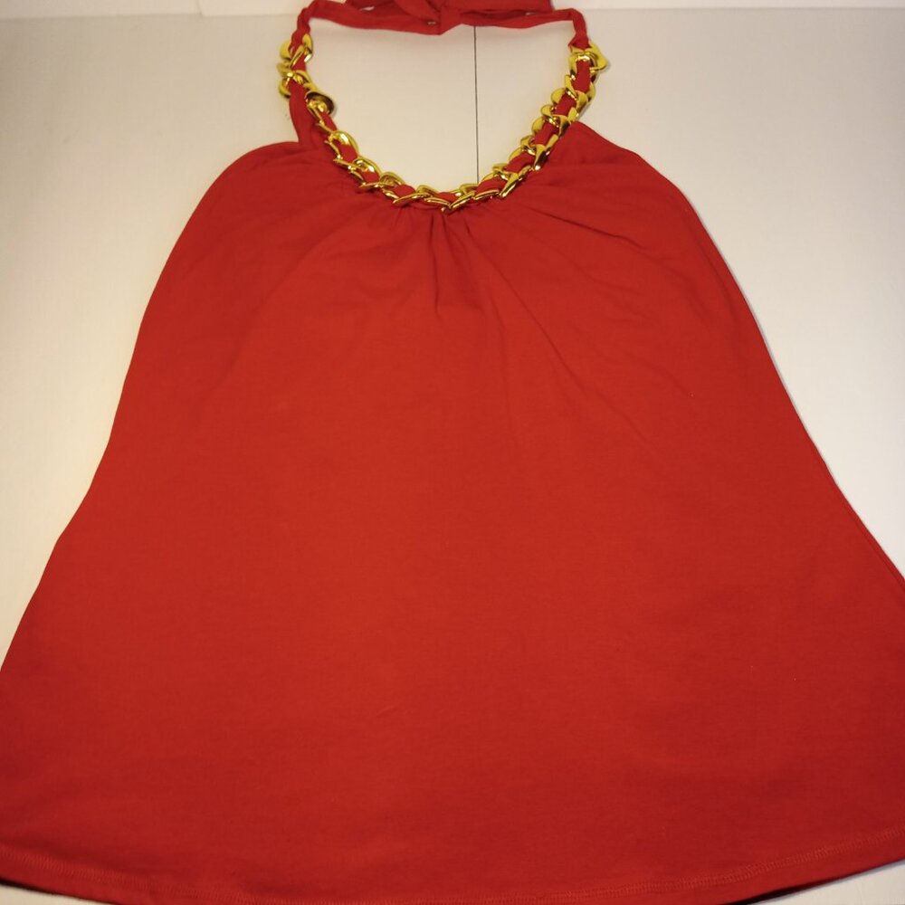 ASHLEY STEWART  GARNET CHAIN HAL RED